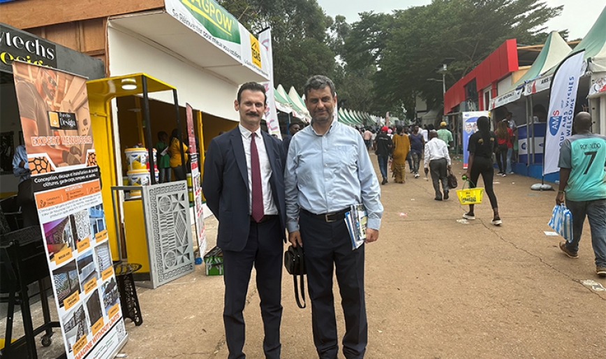 En Visite à la foire de Yaoundé Promote 2024 avec Notre conseiller commercial Mr. TUNA Özel